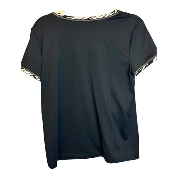 Chico's Blouse Women's Size Medium Zenergy Stripes Studded Chicos 1 - Picture 2 of 3